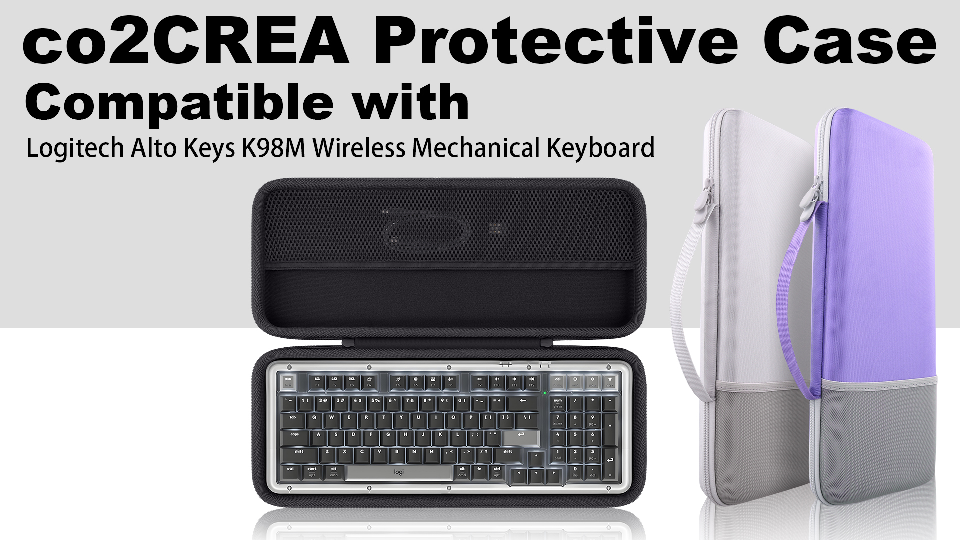 Amazon.com: for Logitech Alto Keys K98M Keyboard Carry Case