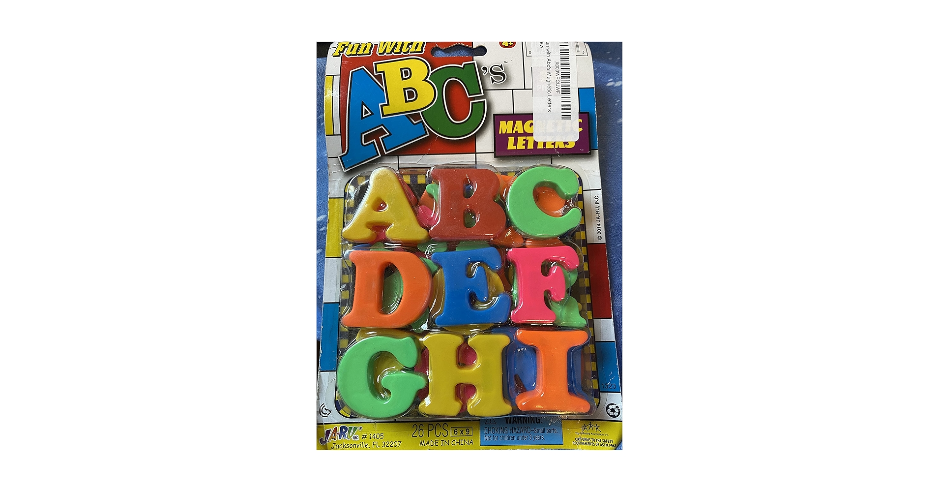 ABCページ Amazon.com: JA-RU Fun with Abc's Magnetic Letters : Toys & Games