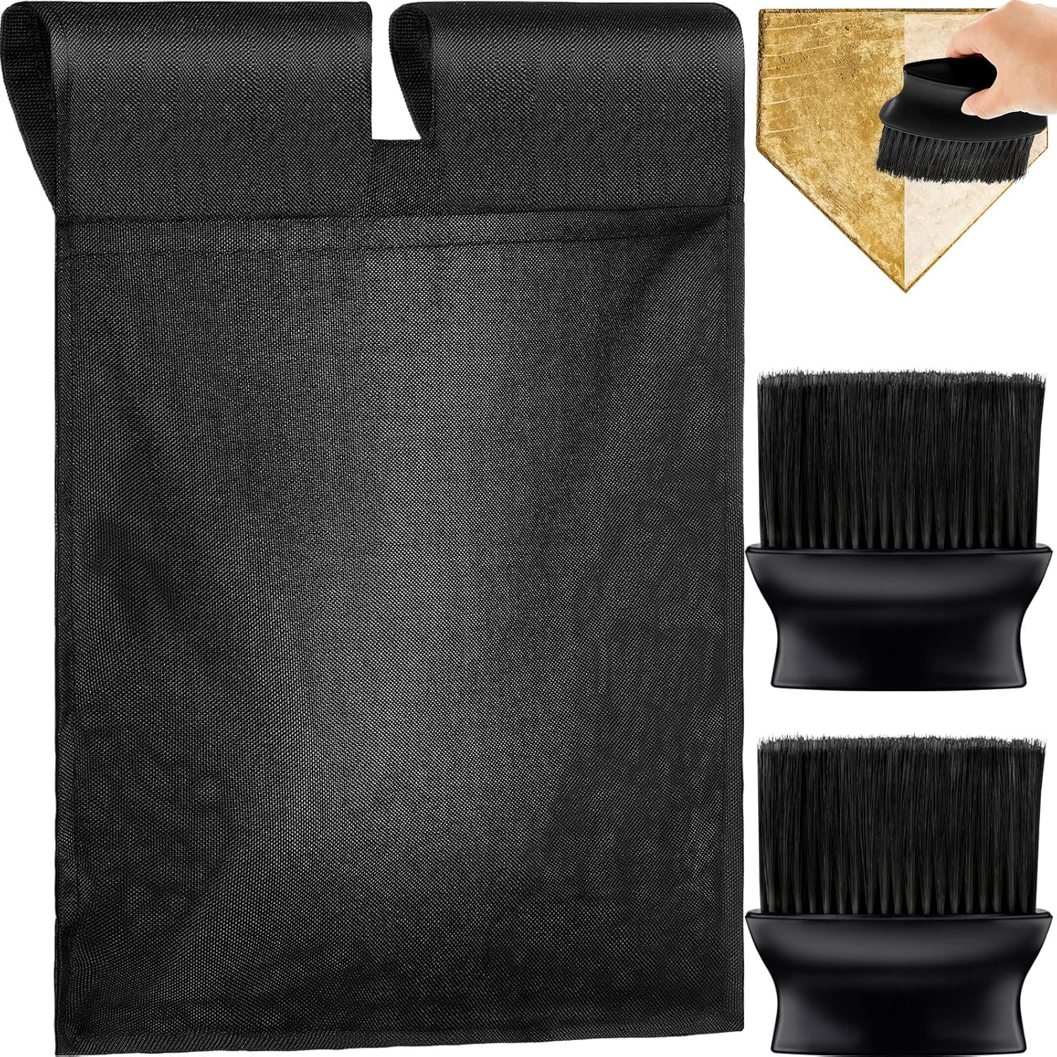 3 Pieces Umpire Gear Set Include 2 Pieces Umpire Brush Baseball Home