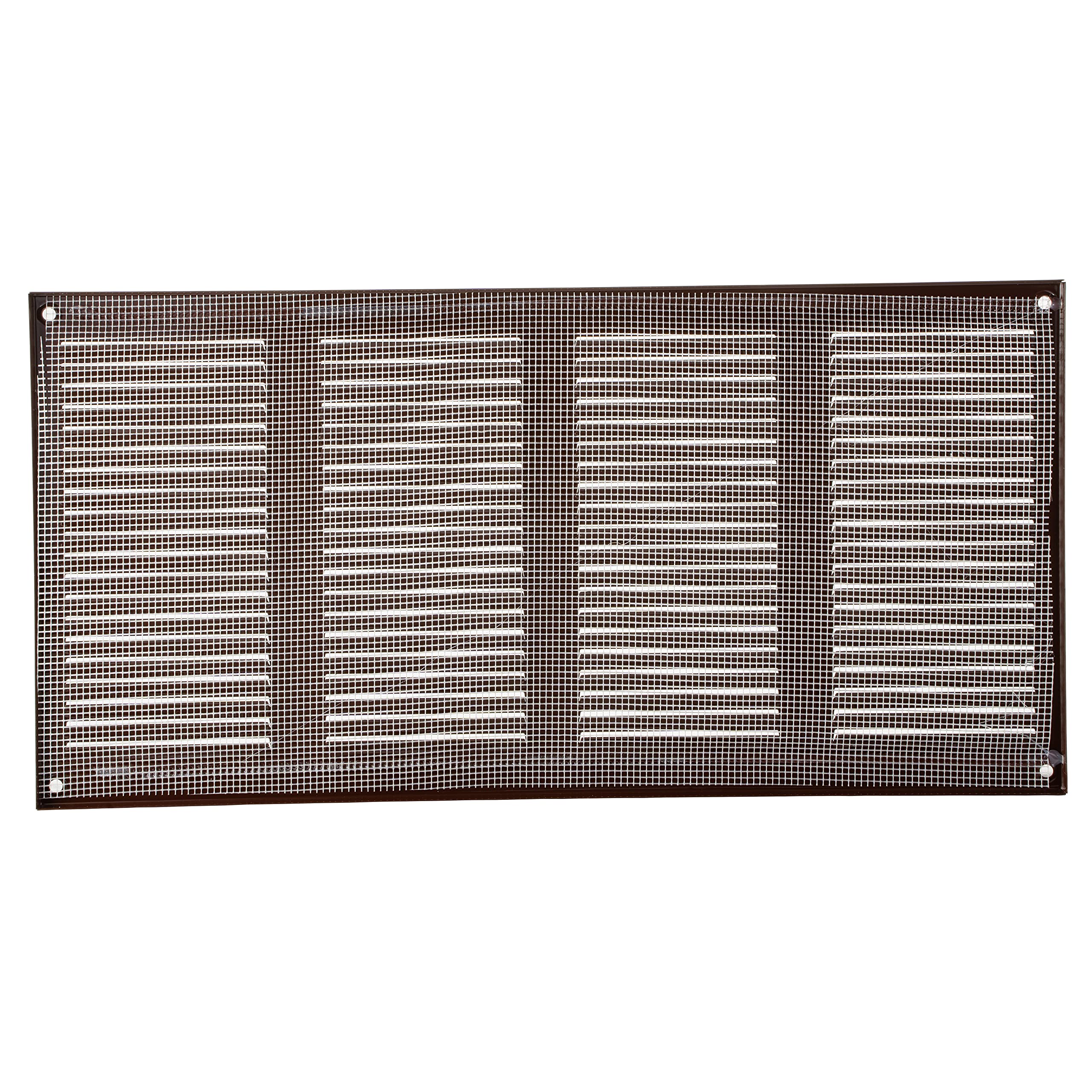Vent Systems Rejilla de ventilación de Metal para Rejilla de ventilación de 200 x 400 mm, Color marrón