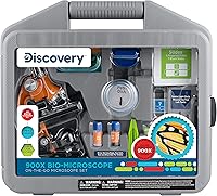 Vista 4 de Microscopio Discovery Bresser 900 X con estuche 44-50101