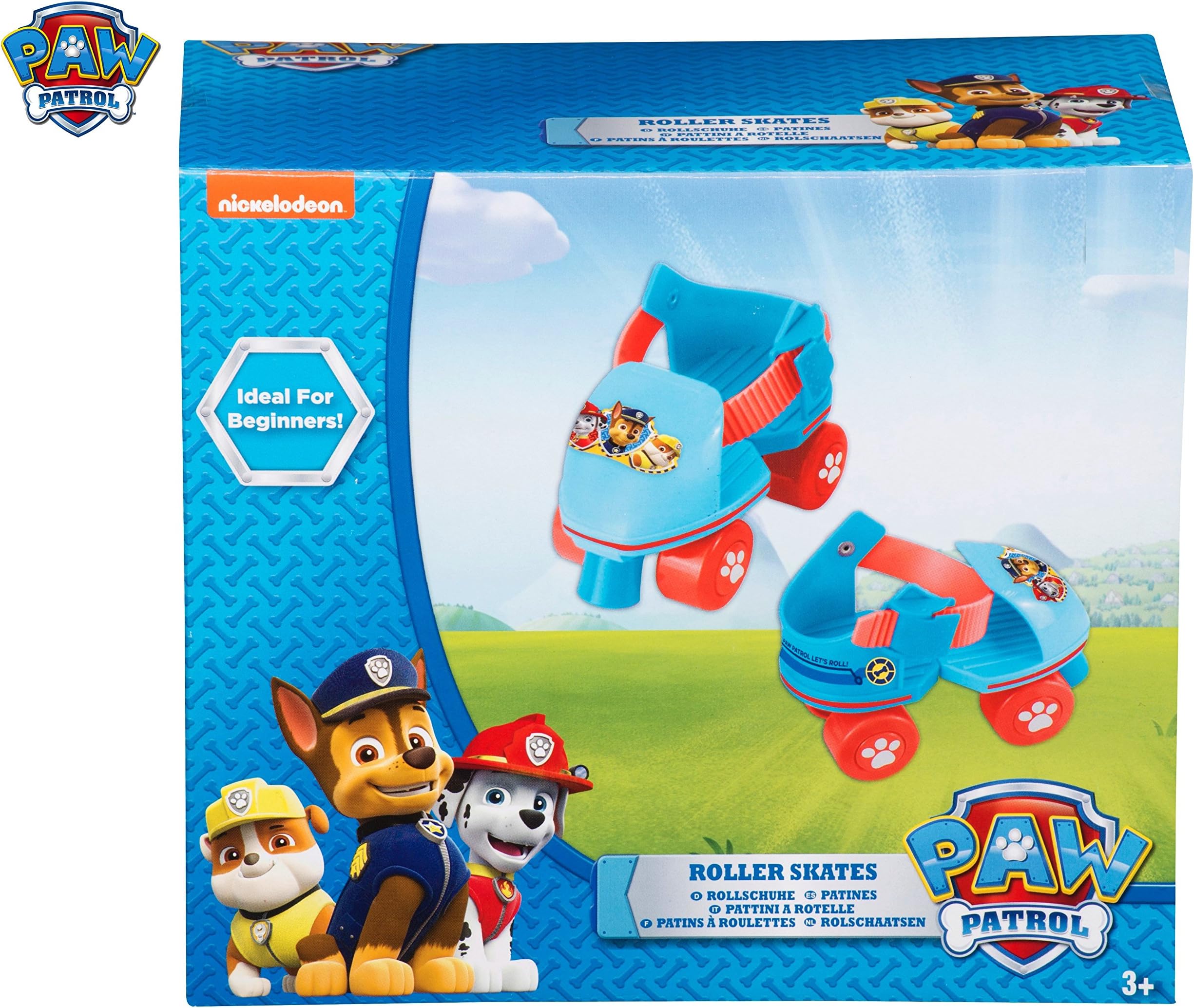 Roller Skates For Kids Paw Patrol Quad Skates Children Skates Easily adjustable to fit junior sizes 5-11 for Toddler / Kids / Children Ages 3+ Ideal for the Beginner