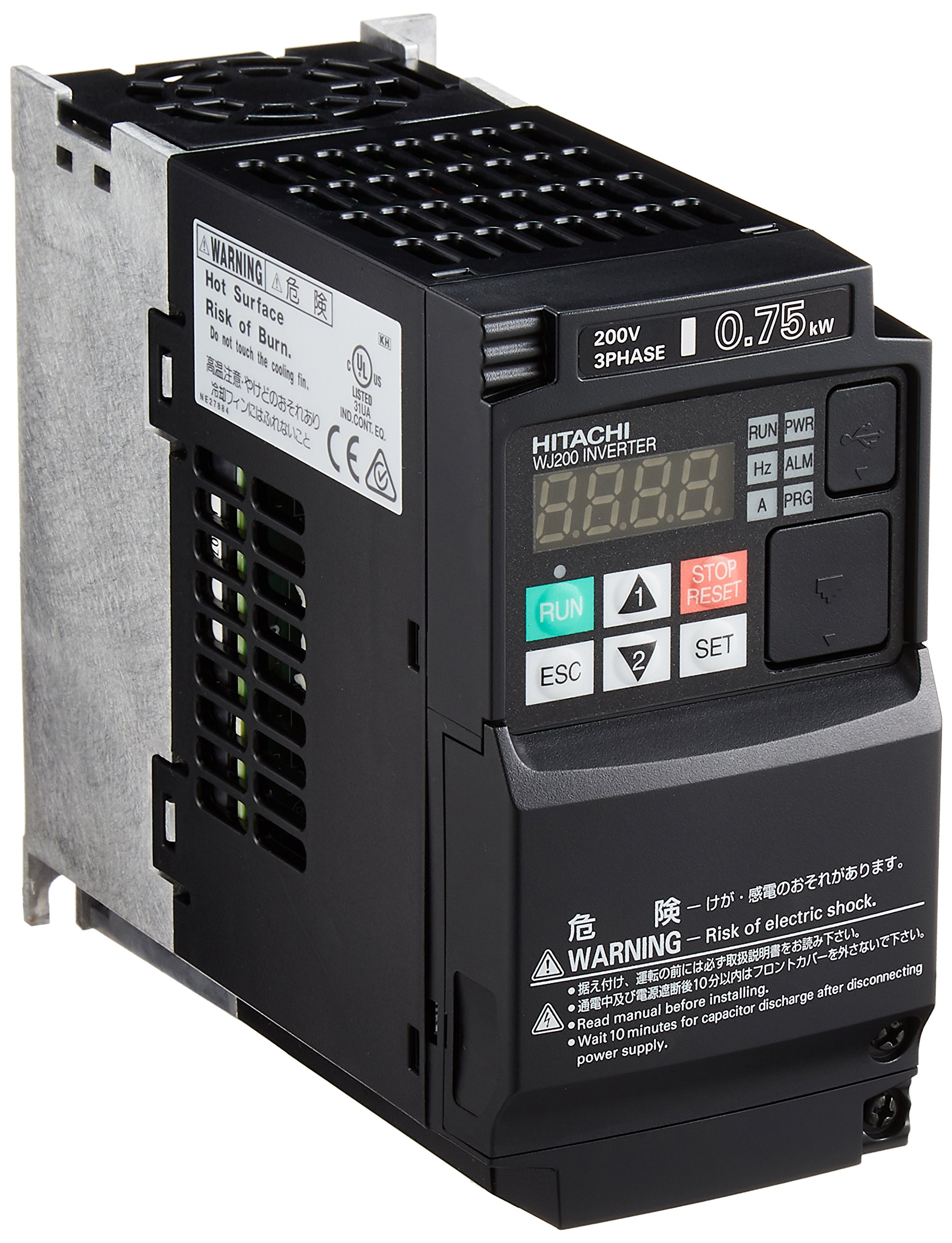 Amazon | 日立産機システム インバーター(WJ200シリーズ) WJ200-007LF 
