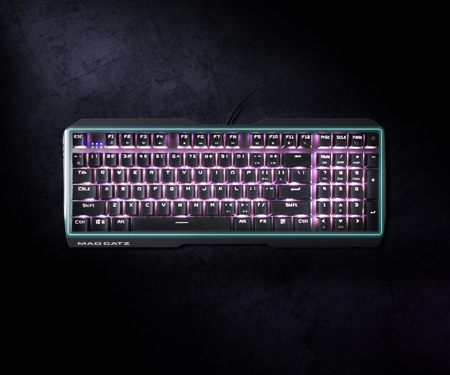 Amazon.com: Mad Catz S.T.R.I.K.E. 6 RGB Mechanical Wired Gaming