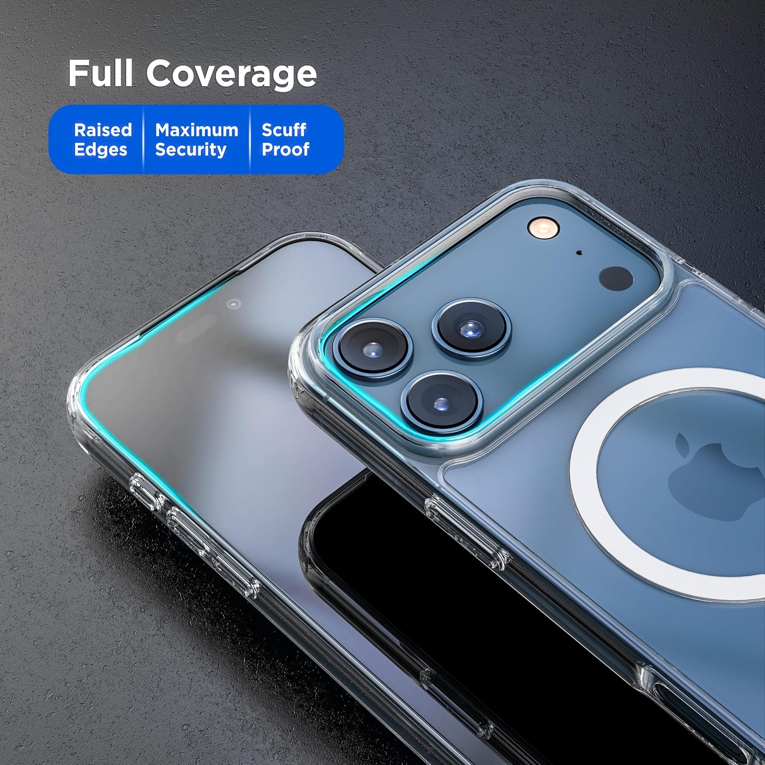 Encased Compatible with iPhone 17 Pro Max Belt Case with Phone Holster Clip, Compatible with MagSafe (Crystal Clear) - Image 6