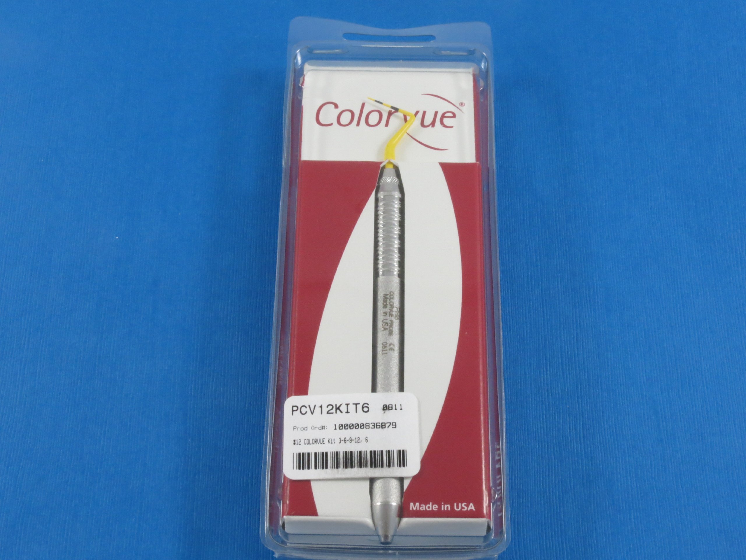 Colorvue Probe Kit No 12 6/Tips 1/Handle No 06 Satin Steel PCV12KIT6 Hu Fr...