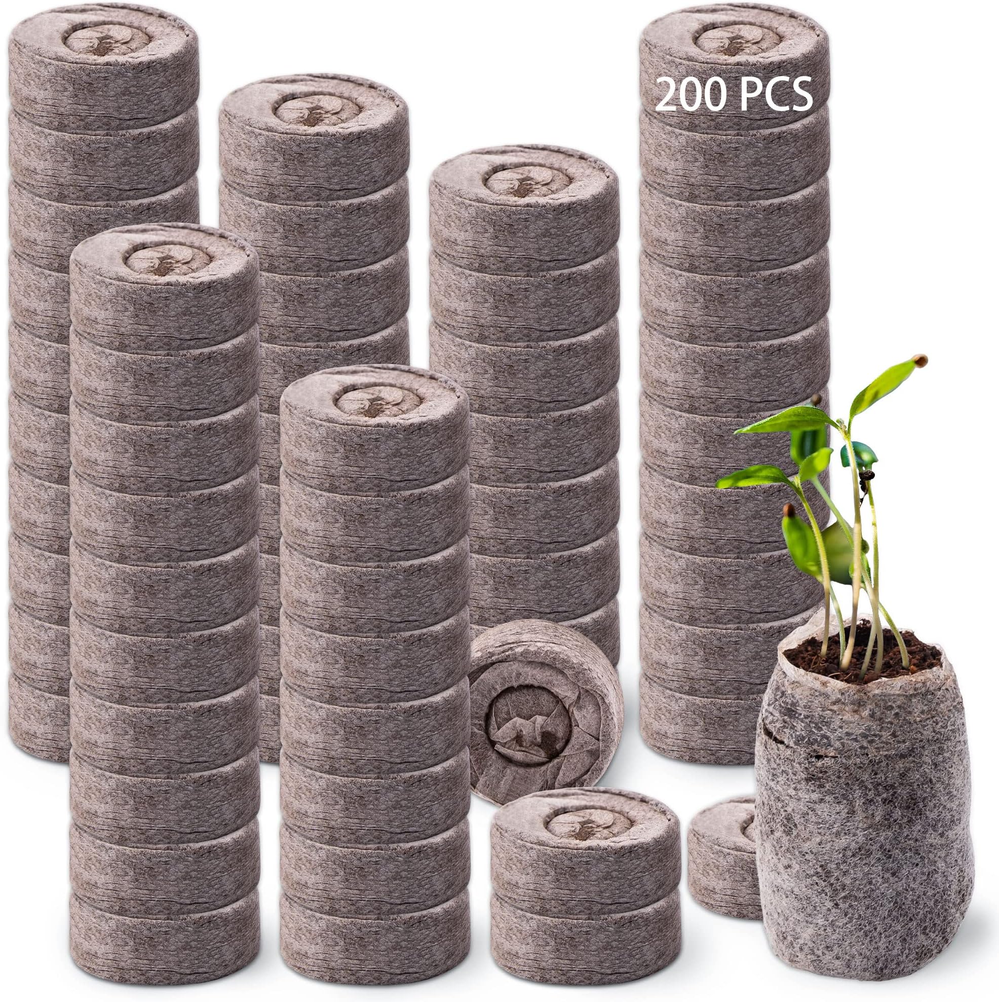 200pcs 30mm peat pellets