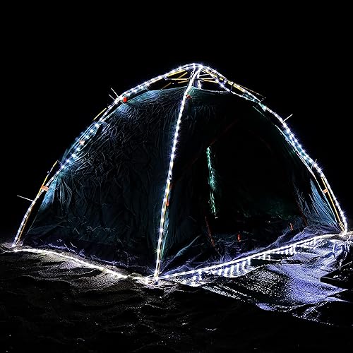 Miniatura 6 de Luces de Cuerda de Luz Diurna, 16.4 pies Tira de Luz LED Flexible Impermeable, Blanco Natural, Iluminación Decorativa Interior y Exterior para Hogar