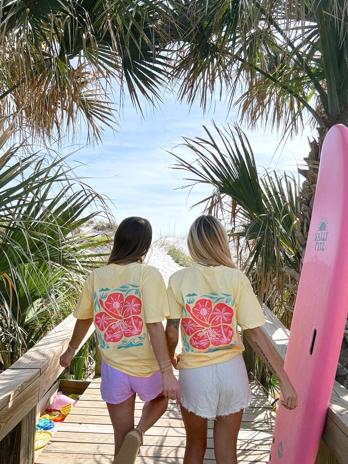 Oversized Graphic Shirt for Teens Girl Women Y2K Short Sleeve Floral Baggy Tops Preppy Vintage Aesthetic Loose Tee - Image 2