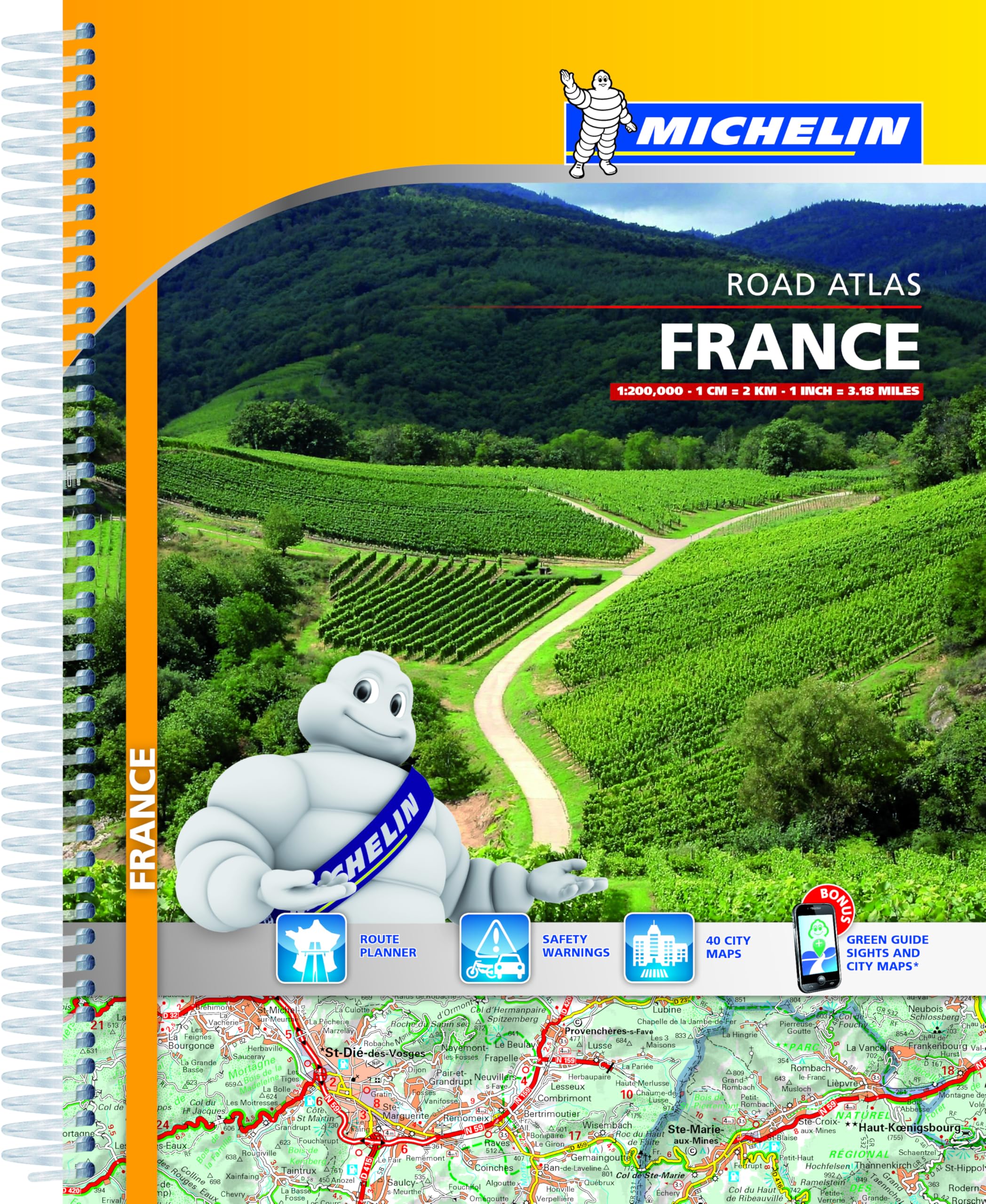 France -A4 Tourist & Motoring Atlas (French): Amazon.co.uk
