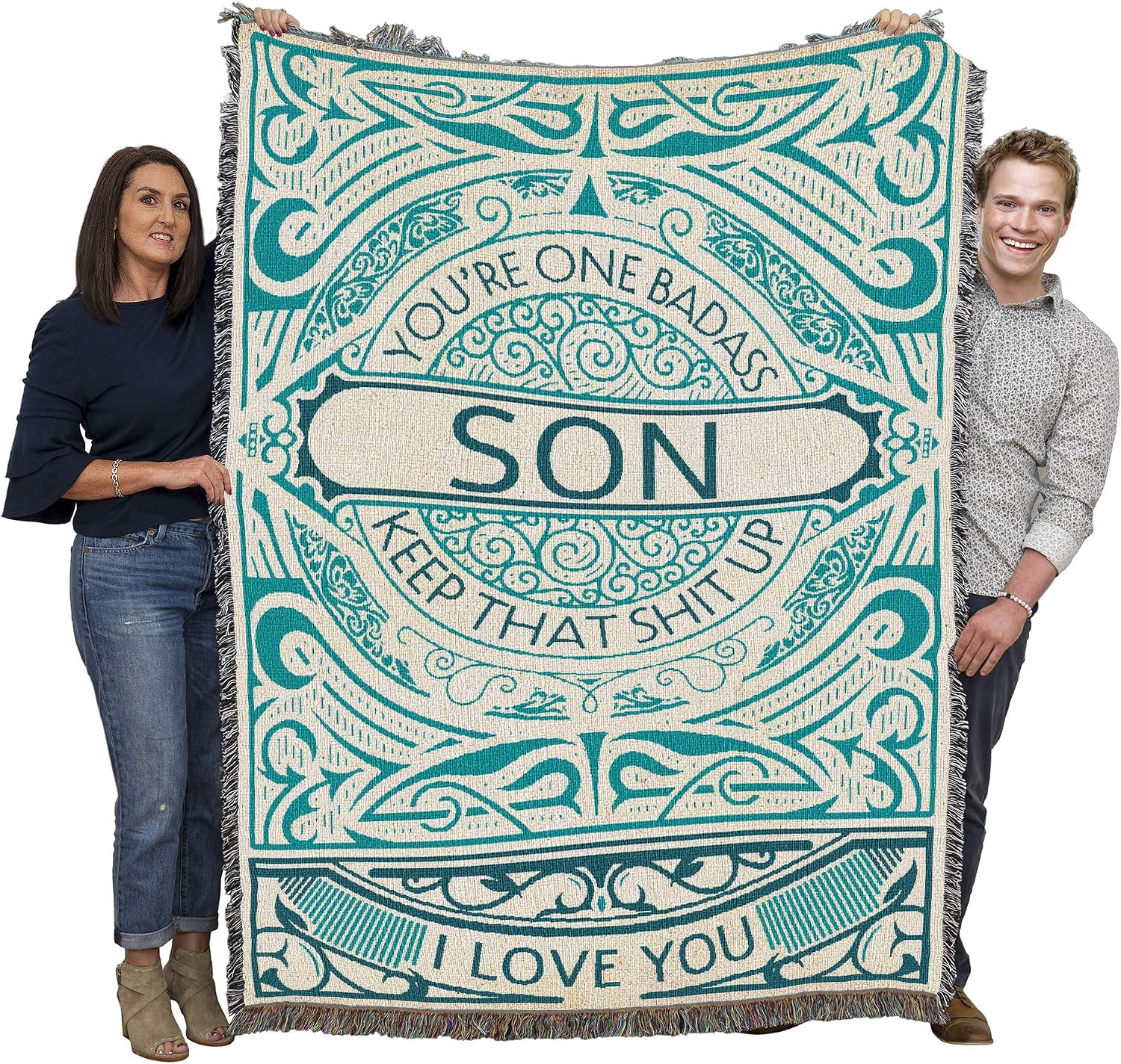 Pure Country Weavers You're One Son Blanket - Gift Tapestry Throw Woven from Cotton - Made in the USA (72x54)