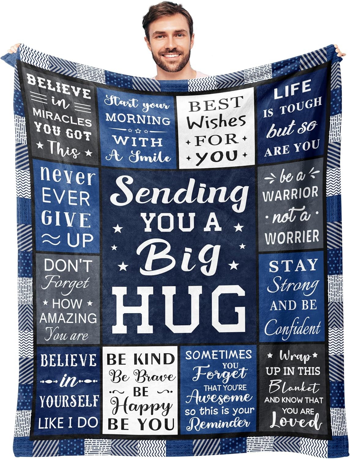 Get Well Gifts for Men After Surgery Blanket 60’’X50’’, Sympathy/Thinking of You/Inspirational/Encouragement/Feel Better/Surgery Recovery Gift for Men, Anniversary Birthday Retirement Present Get Well Gifts for Men After Surgery Blanket 60’’X50’’, Sympathy/Thinking of You/Inspirational/Encouragement/Feel Better/Surgery Recovery Gift for Men, Anniversary Birthday Retirement Present