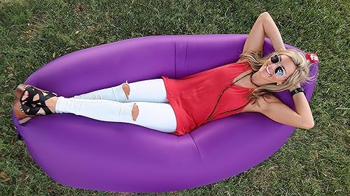 Miniatura 9 de Fatboy - Tumbona inflable con bolsa de transporte, Lamzac, la versión original. 1 Sofá inflable para uso en interiores o exteriores. Silla de aire