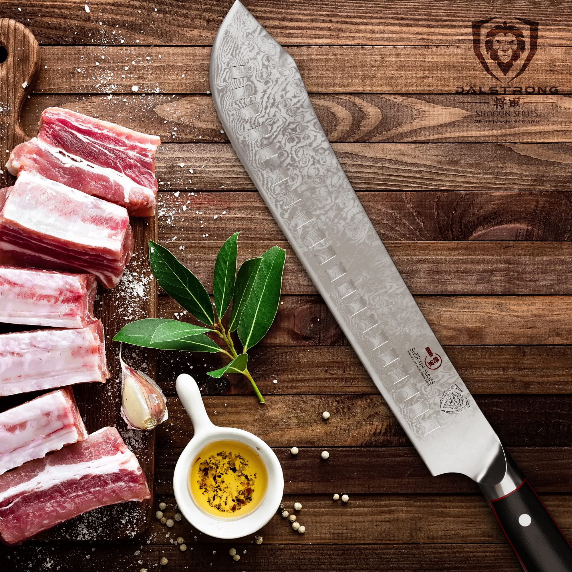 DALSTRONG Bull Nose Butcher Knife - 10 inch - Shogun Series ELITE - Japanese AUS-10V Super Steel - Vacuum Heat Treatment - with Sheath - Meat, BBQ, Breaking Knife - Kitchen Knife - BBQ, Brisket — Amazon image 7