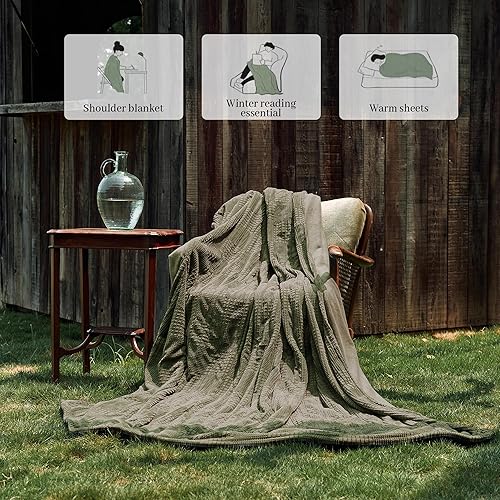 Miniatura 3 de Manta eléctrica tamaño individual de 62 x 84 pulgadas, manta térmica con un solo control, calentamiento rápido, 9 niveles de calefacción y 10 horas