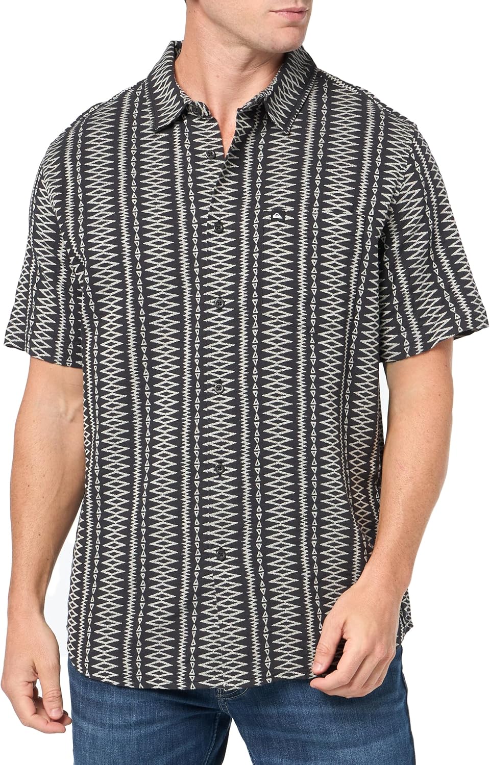 Quiksilver Men's Vibrations Classic Button Up Woven Top