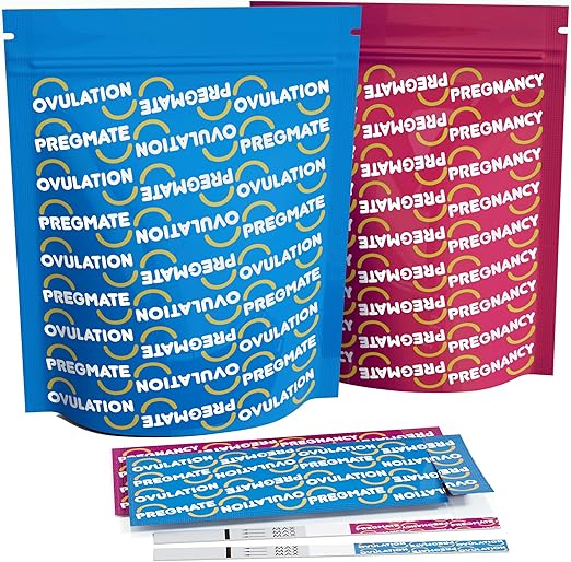 Pregmate 40 Ovulation and 10 Pregnancy Test Strips Predictor Kit Health & Household