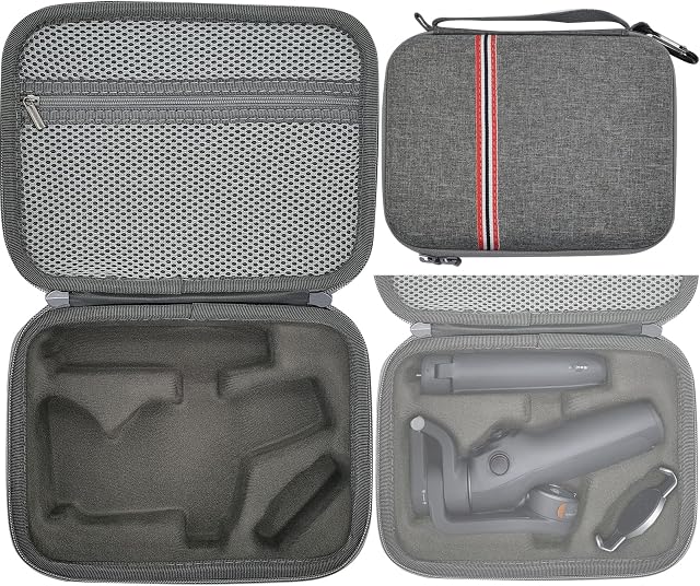 Honbobo OSMO Mobile 6 Case OSMO Mobile 6 Bag, Travel Case for DJI OSMO Mobile 6 Gimbal Stabilizer Portable Handbag for DJI OM 6, DJI OM6 Accessories
