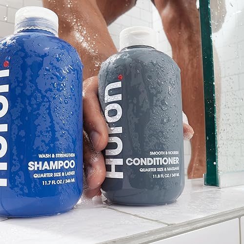 Miniatura 7 de Huron - Acondicionador suave y nutritivo para hombre. Acondicionador ligero rehidrata mientras hidrata, suaviza el encrespamiento y restaura el