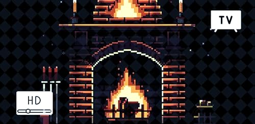 Retro Pixel Fireplace – Vintage Fire Glow & Cozy Digital Flames – vue 8