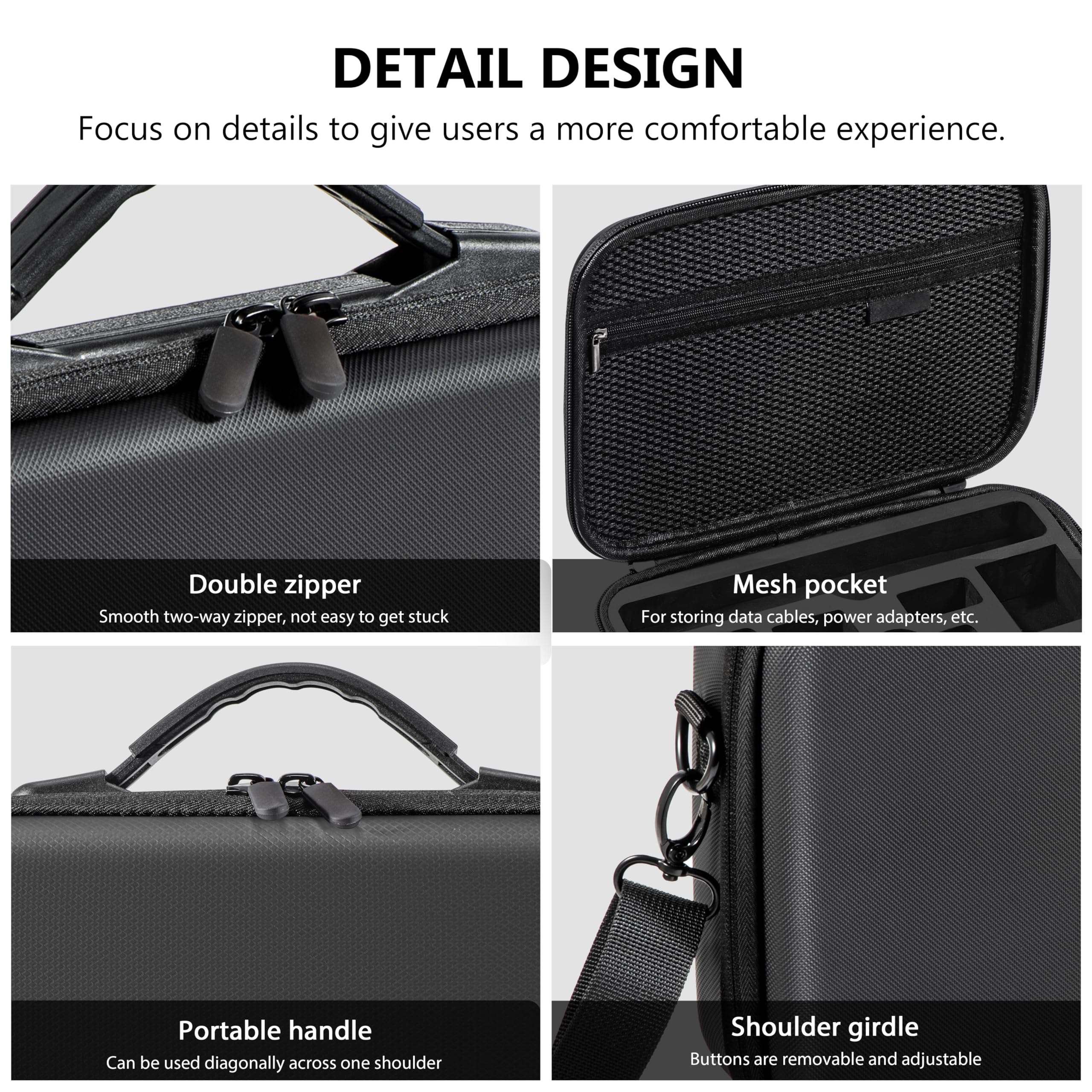 Tomat Osmo Action 5 Pro Tasche Case Hartschalentasche Reisetasche Tragetasche Für DJI Action 3/Action 4/ Action 5 Pro Kamera Zubehör