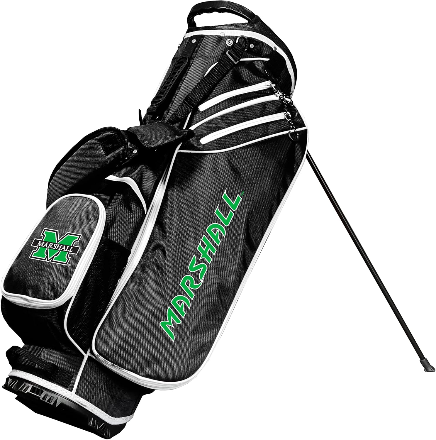 Team Golf NCAA Birdie Stand Golf Bag, Lightweight, 14-Way Club Divider, Spring Action Stand, Insulated Cooler Pocket, Hook-and-Loop Fastener Glove and Umbrella Holder & Padded Handles