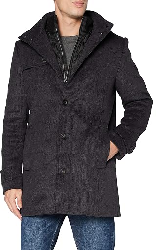 Tom Tailor Abrigo de Lana para Hombre: Amazon.es: Ropa