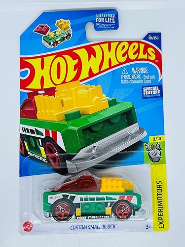 Hot Wheels 2022 - Bloque pequeño personalizado - Verde - Experimotors 810