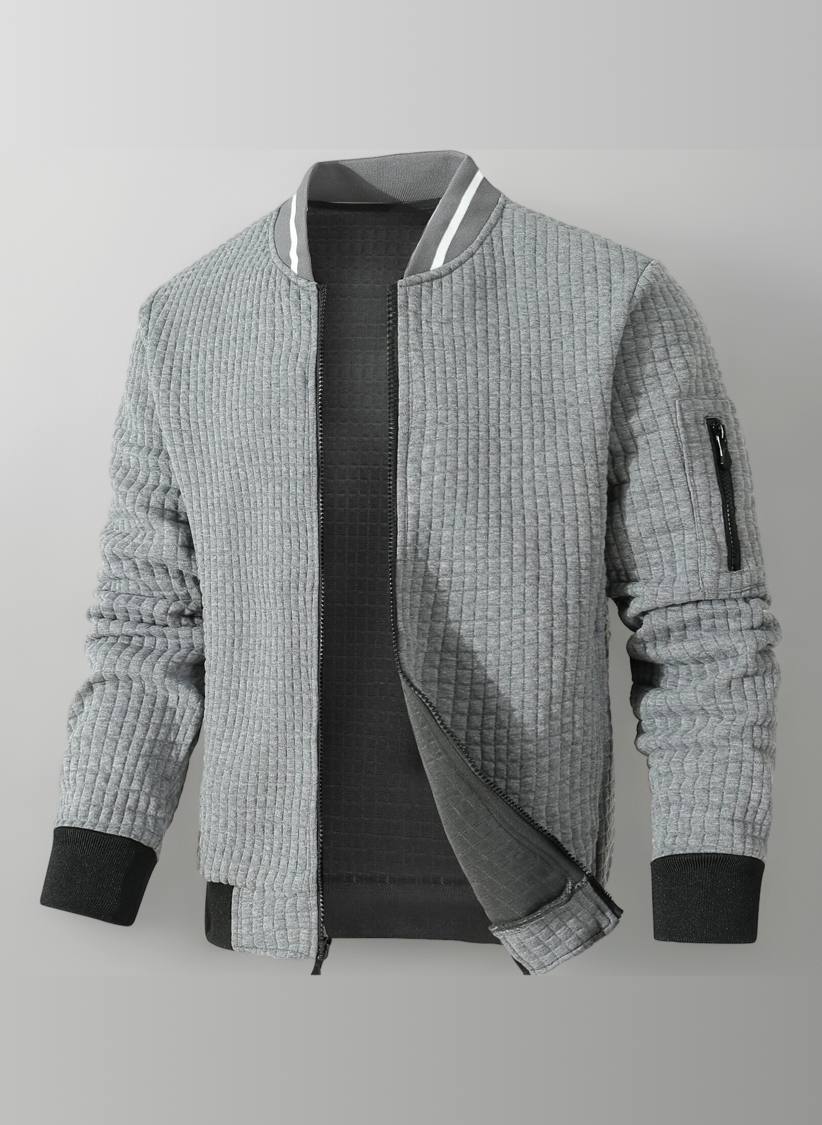 Mens Lightweight Jacket Casual Bomber Jacket Varsity Coat