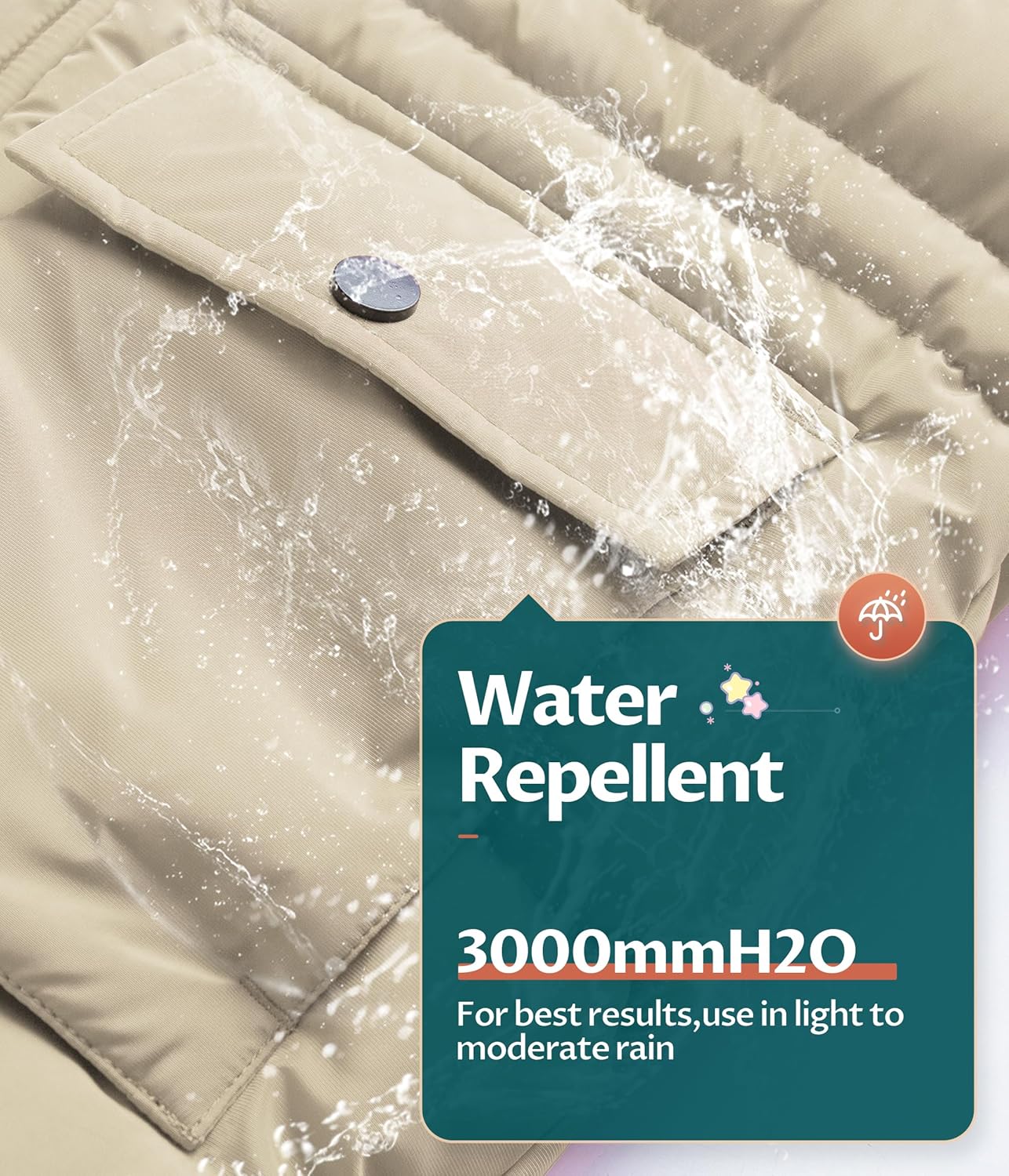 CREATMO US Boy's Winter Parka Water Resistant Hooded Puffer Fleece Lined Jackets Coats - Image 5