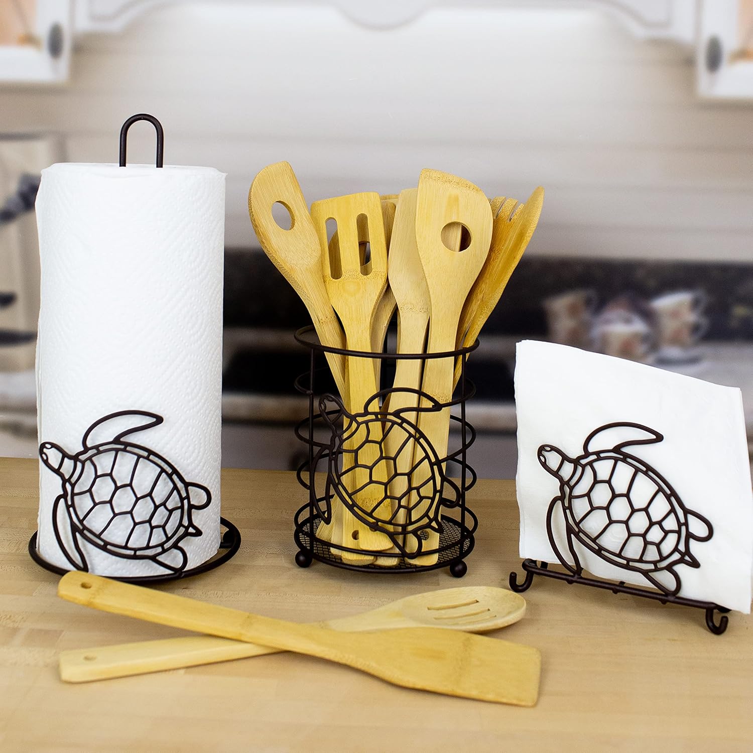 WIRE NAPKIN HOLDER TURTLE : Home & Kitchen