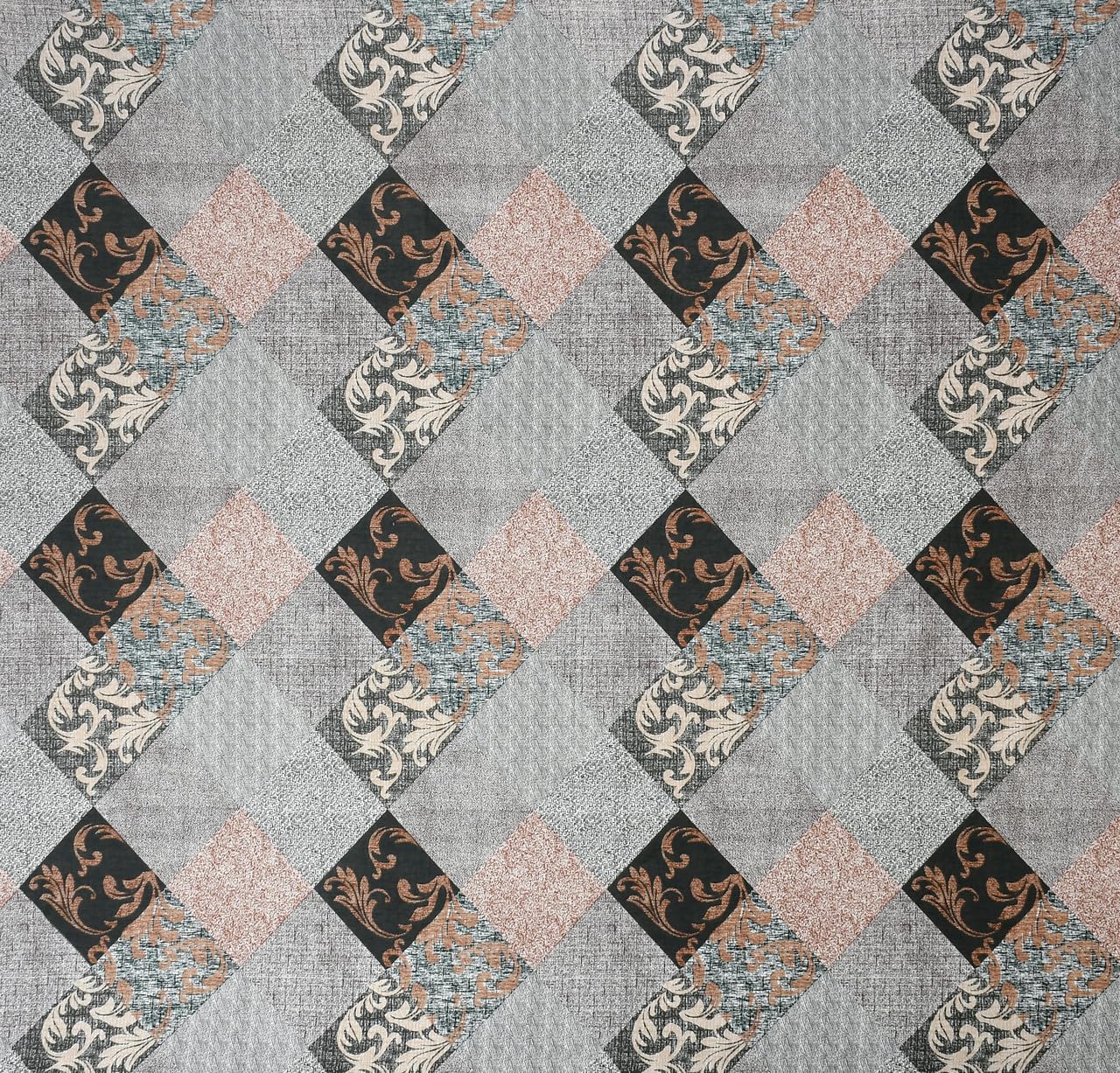 NEW LEAF DB Flat bedsheets (Black Grey)