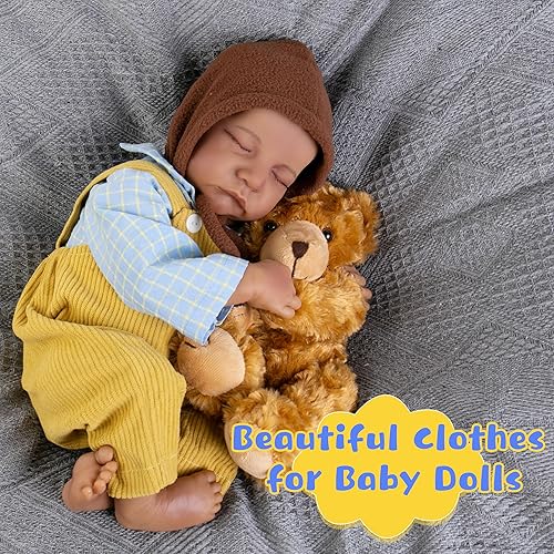 Miniatura 4 de Ropa de muñecas Reborn para bebé, ropa de bebé, ropa perfectamente linda, ropa de muñecas de 17 a 22 pulgadas, accesorios para muñecas Reborn