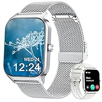 Popglory Smartwatch Uomo Donna, 1.85" Orologio Chiamate