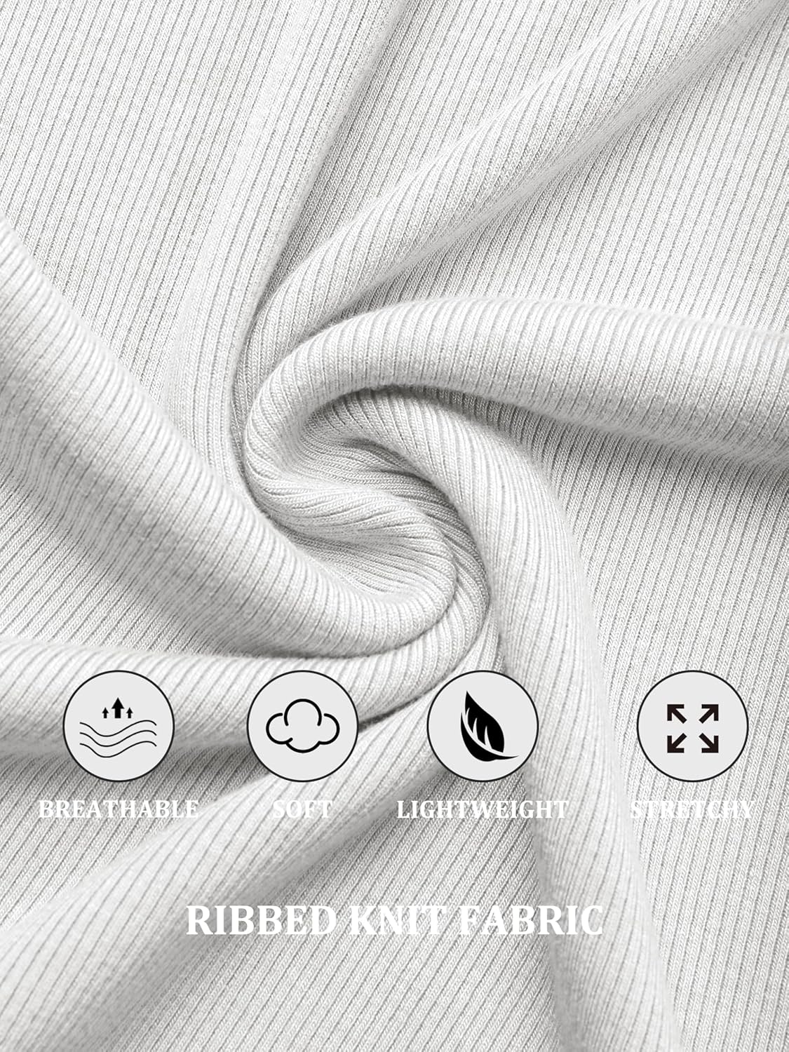 Ribbed Tank Tops for Women 2026 Spaghetti Strap Scoop Neck Slim Fitted Basic Sleeveless Casual Workout Cami Shirts - Image 5