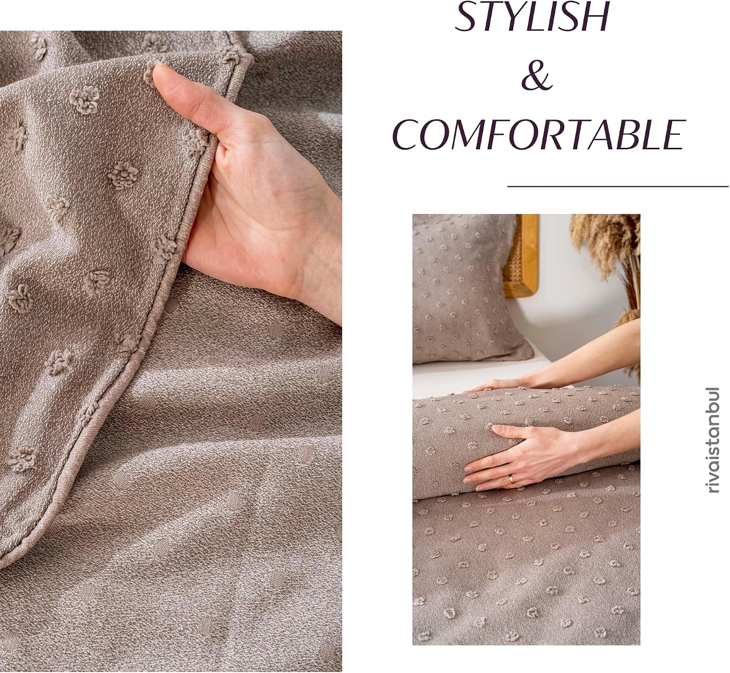Blanket Bedding Set | 4-Piece Bed Set with Soft Blanket, Fitted Sheet & Pillowcases | Cozy & Elegant Bedding Set for Daily Use | Includes Sheet, Pillow Covers & Blanket