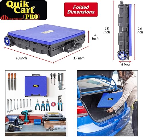 Miniatura 4 de dbest products Quik Cart - Carrito multiuso plegable