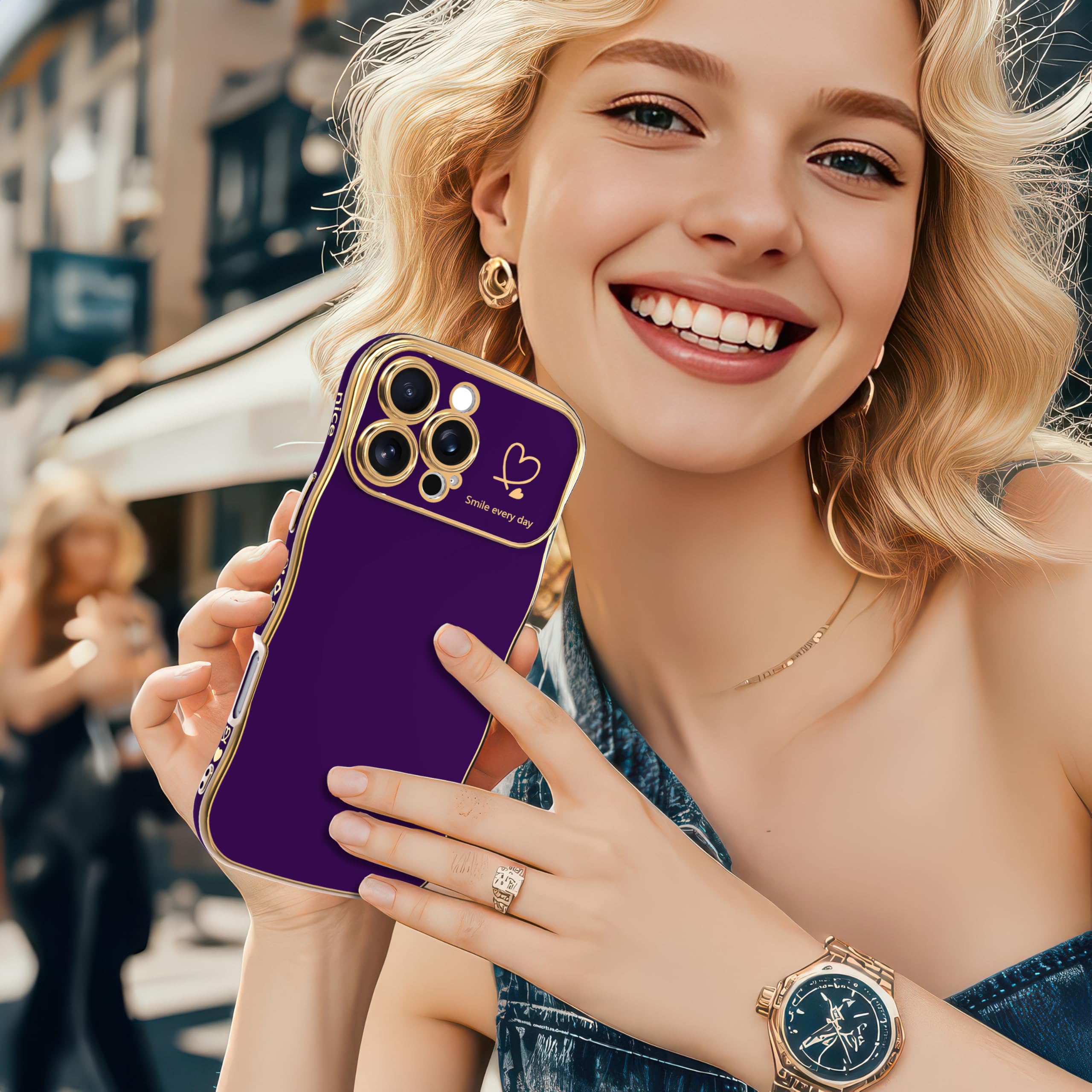 Amazon.com: IAIYOXI for iPhone 16 Pro Case for Women & Girls