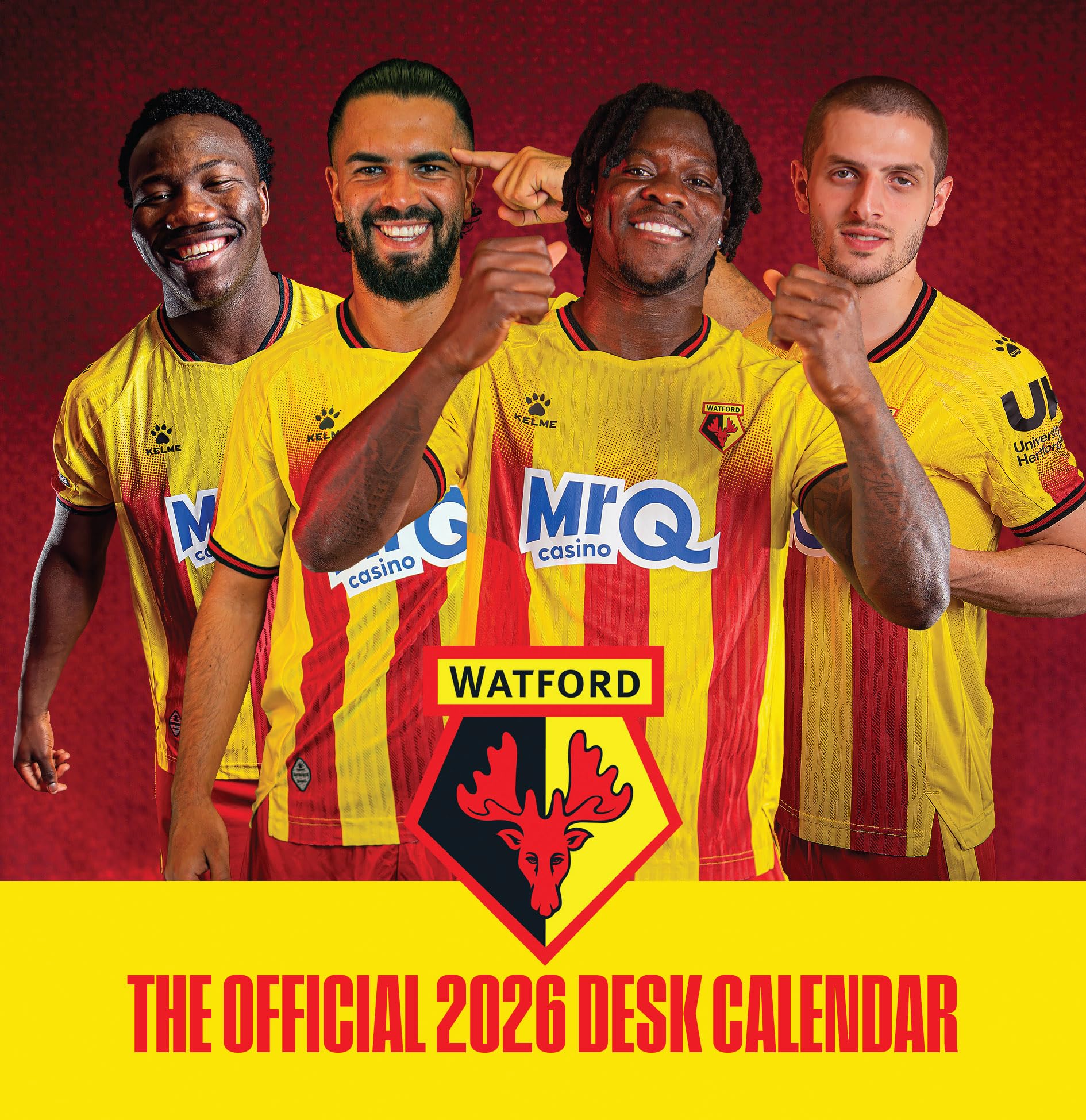 The Official Hornets Desk Calendar 2026 (Official Watford Football Club)