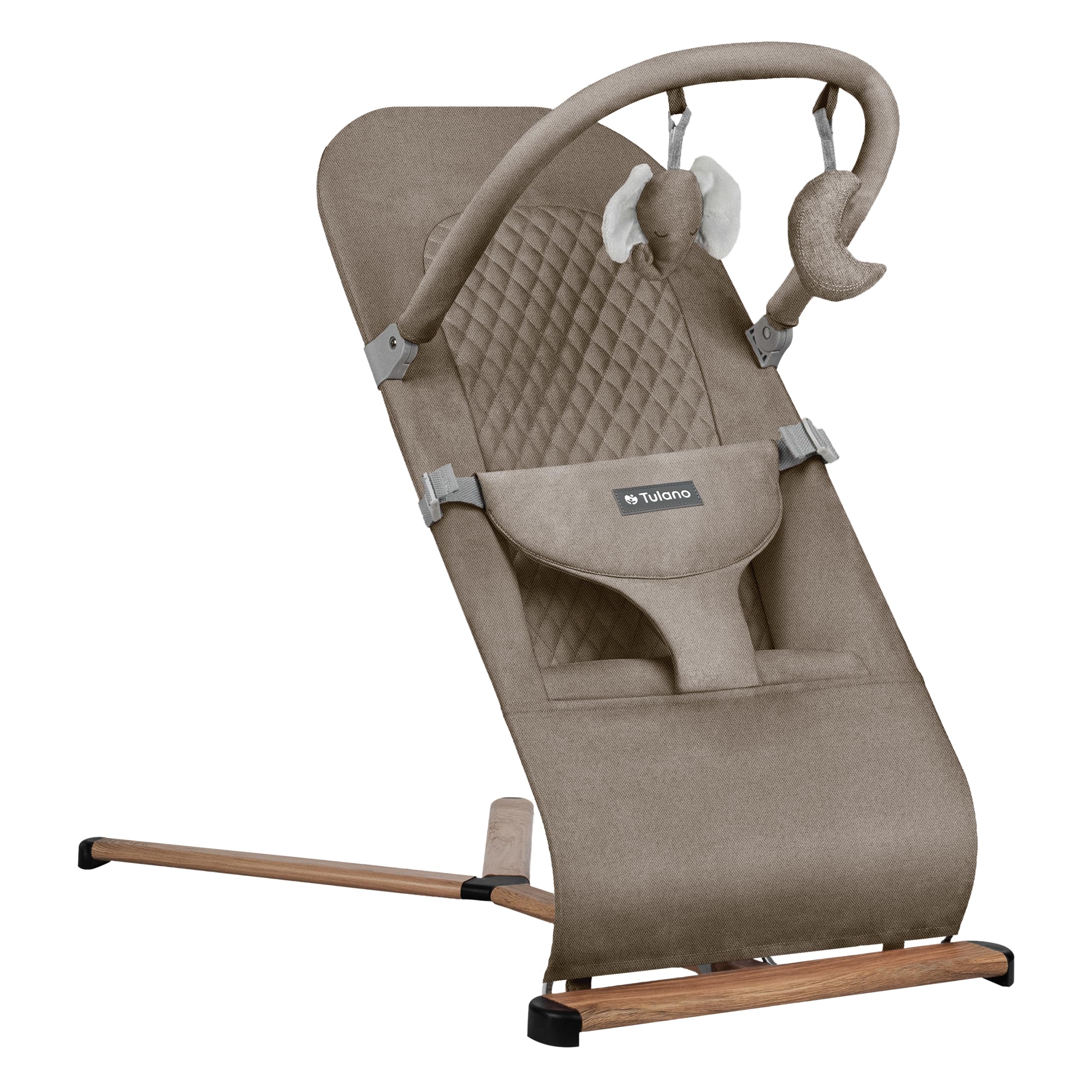 Tulano Moon 30 Ergonomische Babywippe - Babyschaukel für Kleinkinder - Beige