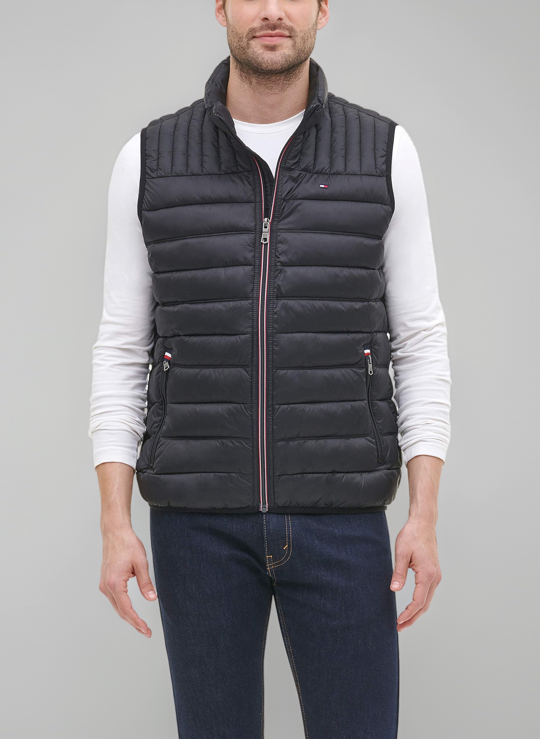 Tommy Hilfiger Men's Heavyweight Quilted Sherpa Hooded Parka Coat