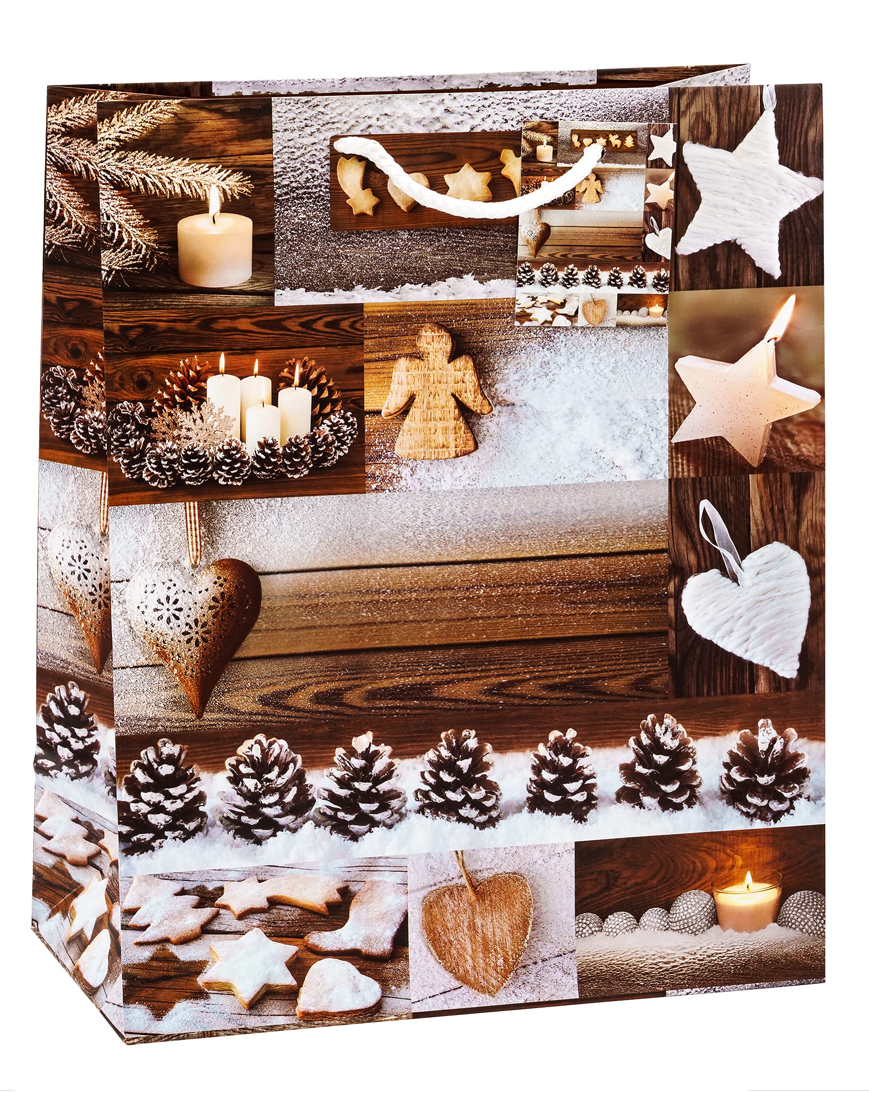 TSI 83319 Gift Bags Christmas No. 9, Pack of 12, Size: Large (10 x 5 x 12,5 inch)