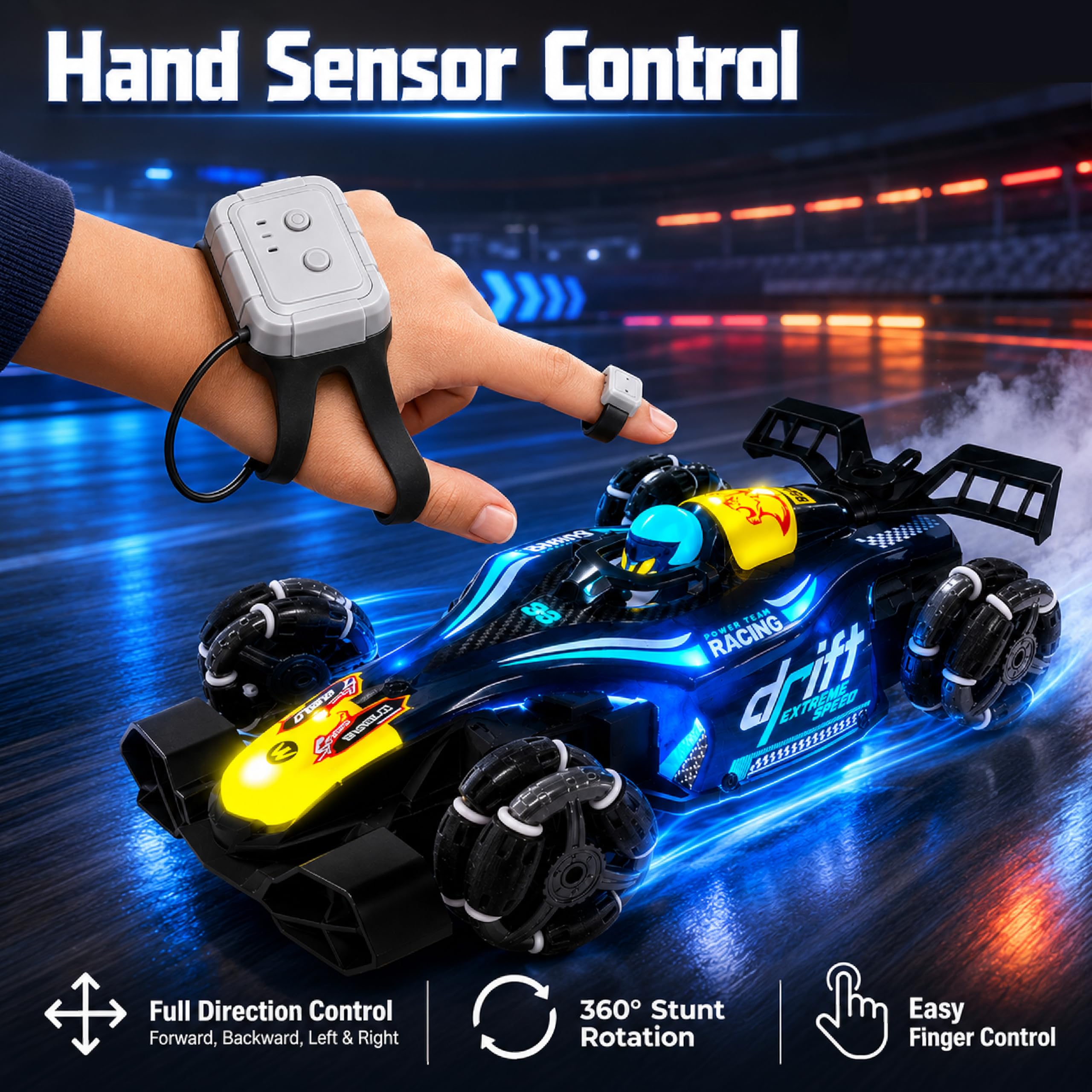 Lifelong F1 RC Car - Drift, Smoke & Lights! -8 Lifelong F1 RC Car - Drift, Smoke & Lights! -8