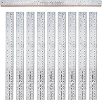 Vista 15 de Regla de metal de precisión Breman de 36 pulgadas con respaldo de corcho – Regla de borde recto de acero inoxidable, flexible, antideslizante