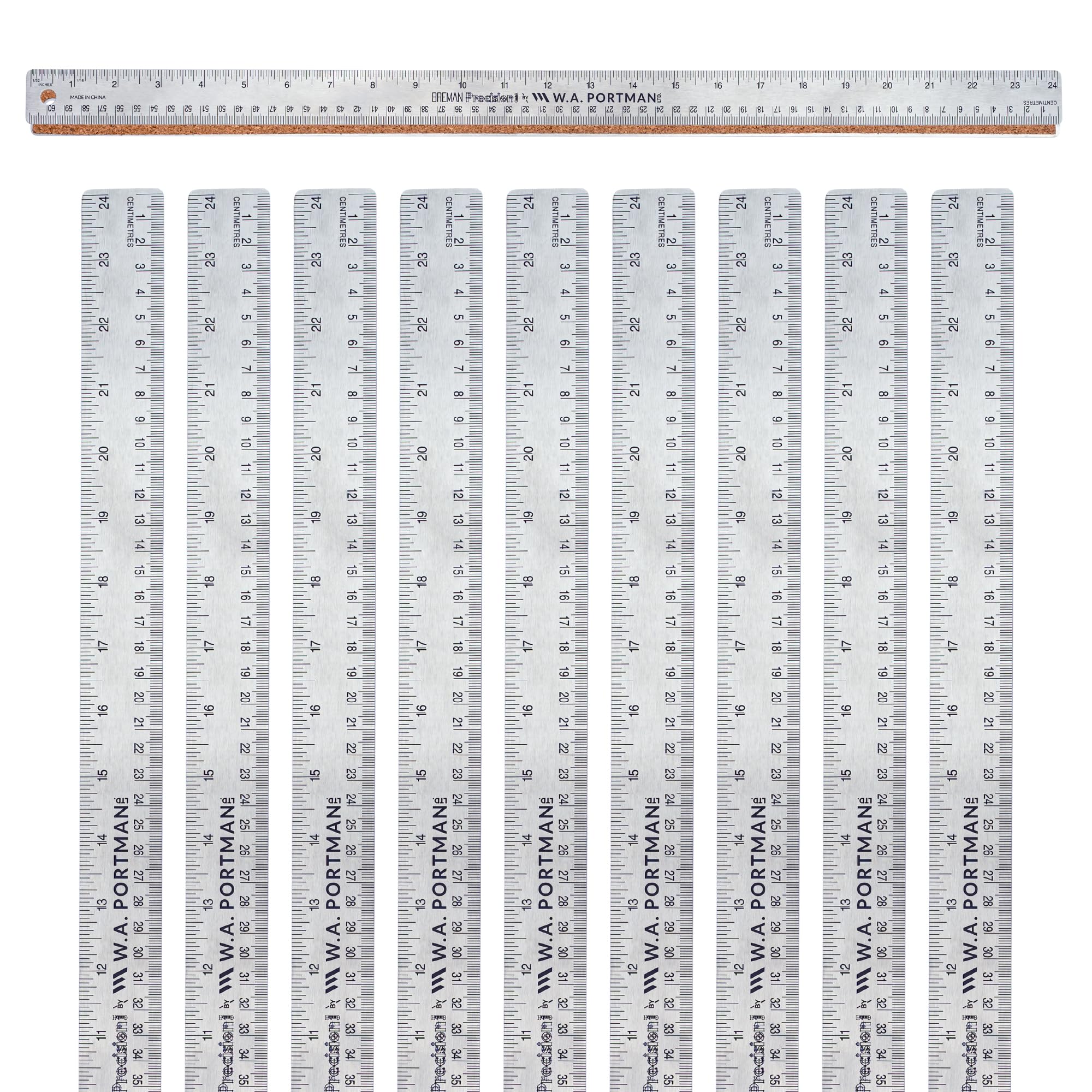 Règle De Précision Inox 35 Cm Avec Système De Serrage Innovant – Double Graduation Métrique/impériale