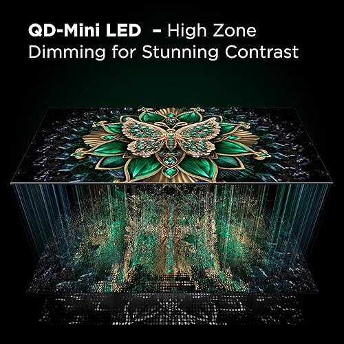 Miniatura 5 de TCL Serie QM6K de clase de 55 pulgadas  Mini LED QLED 4K HDR  55QM6K, modelo 2025  120HZ-144HZ Smart Google TV Dolby Atmos Onkyo Audio  Control