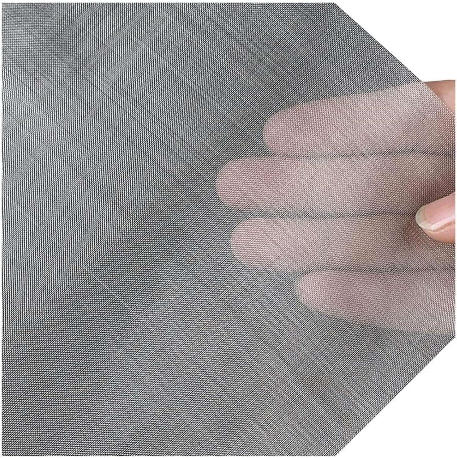 60/120 Mesh Stainless Steel Wire Cloth Sheet, 304 Metal Screen Fabric for Kitchen Cabinet Vent and Fine Filter Use