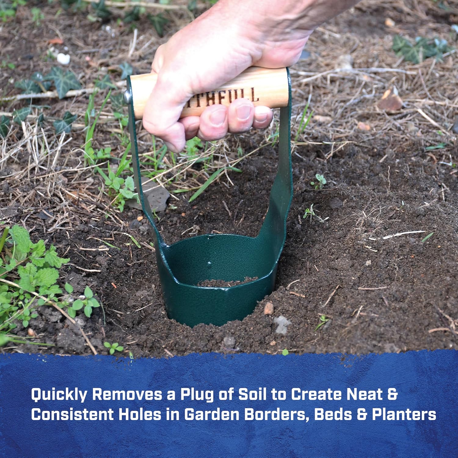 Faithfull Tools FAICOUHBULB Countryman Hand Bulb Planter, Blue, 11.5 x 27 x 10 cm