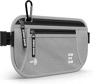 Money Belt with RFID Blocking - Concealed Travel Wallet