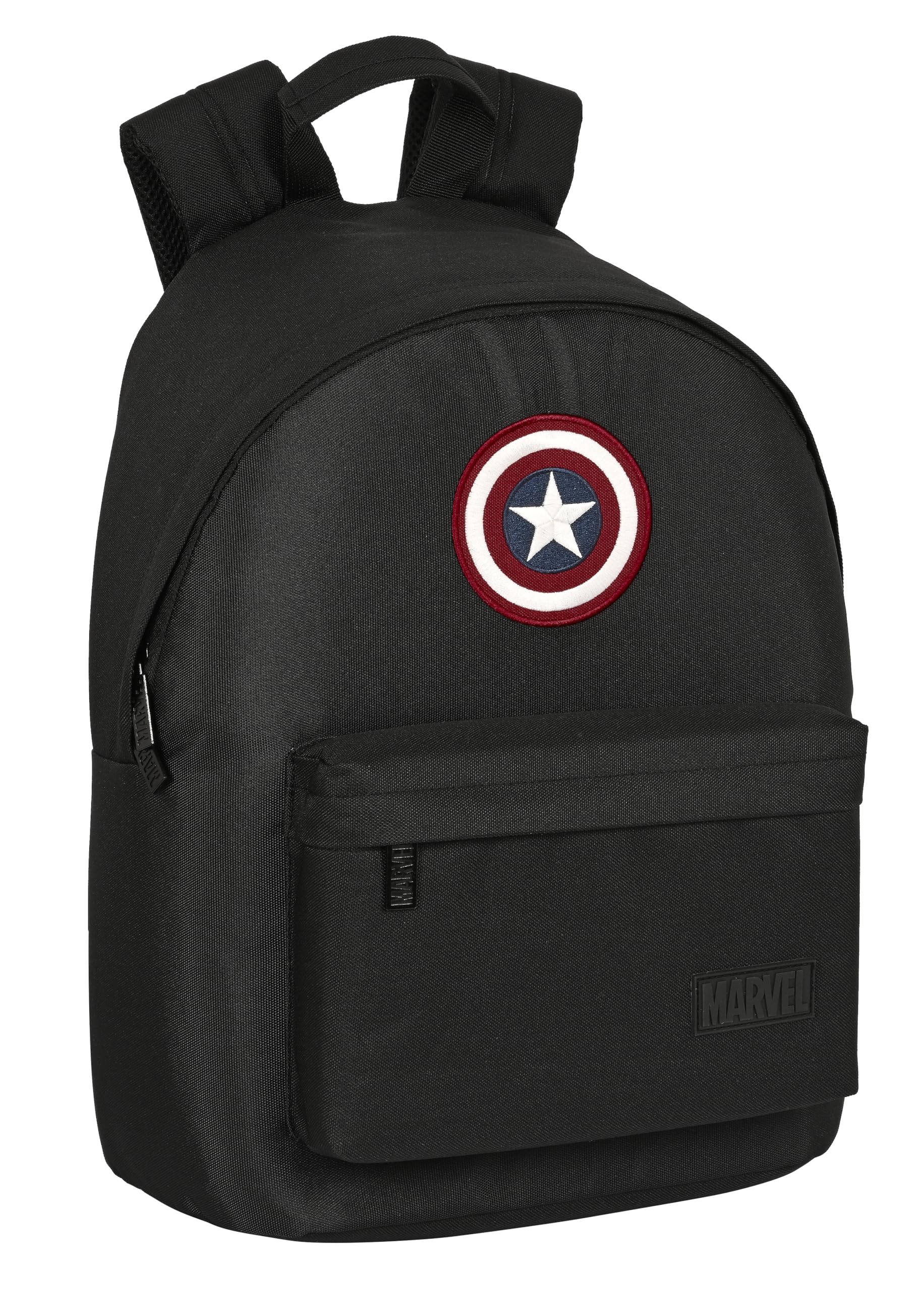 SAFTA Unisex Kid's Article Capitan America Teen Laptop Backpack, Multicoloured, M